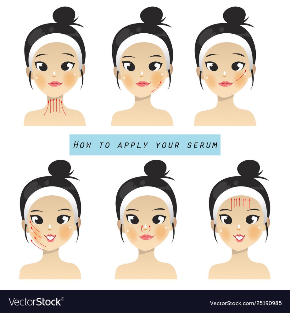 How to apply serum